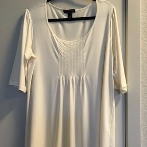 Cream colored beautiful Context top